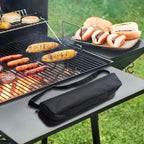 Zeleno torba na narzędzia BBQ, składana na akcesoria grillowe, idealna do grillowania, biwaków i wędrówek na świeżym powietrzu