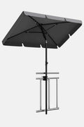Parasol ogrodowy prostokątny 200×125 cm — do balkonu i ogrodu - Zeleno