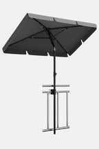 Parasol ogrodowy prostokątny 200×125 cm — do balkonu i ogrodu - Zeleno