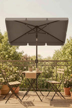 Parasol ogrodowy prostokątny 200×125 cm — do balkonu i ogrodu - Zeleno